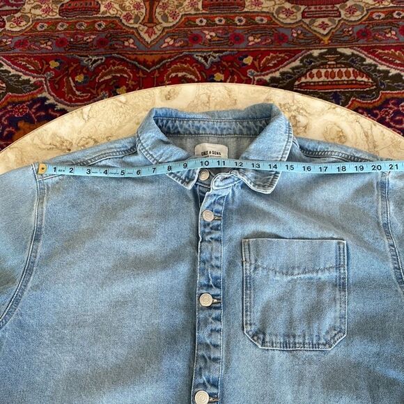 Only & Sons Saka Denim Shacket XXL - Picture 11 of 14